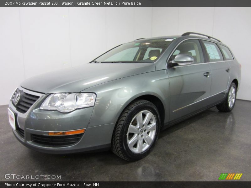 Granite Green Metallic / Pure Beige 2007 Volkswagen Passat 2.0T Wagon