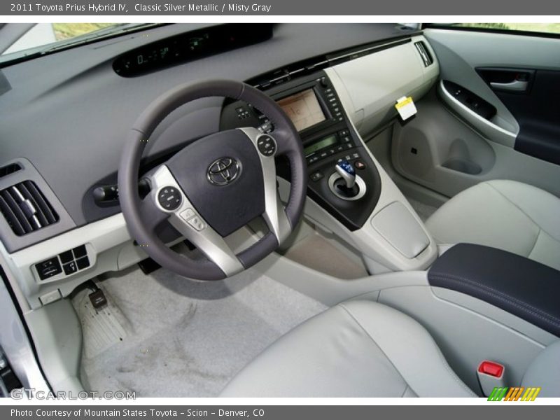 Classic Silver Metallic / Misty Gray 2011 Toyota Prius Hybrid IV