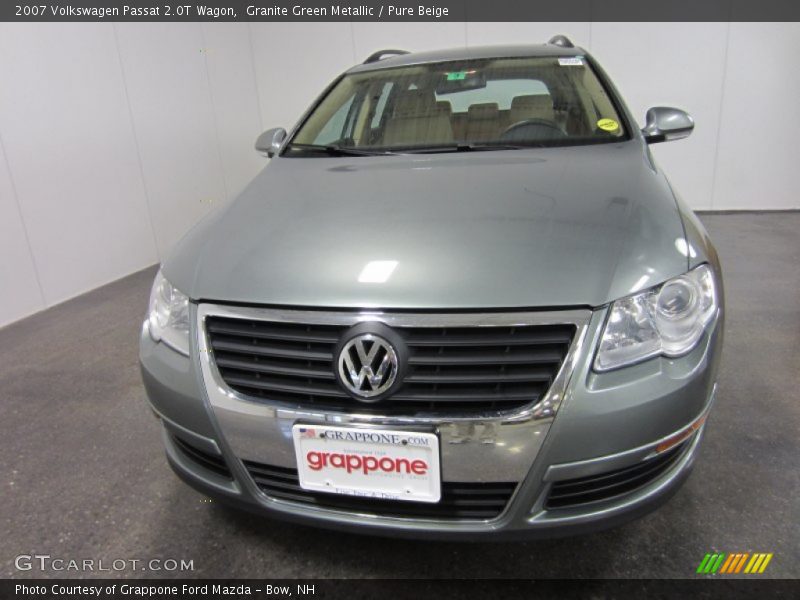 Granite Green Metallic / Pure Beige 2007 Volkswagen Passat 2.0T Wagon