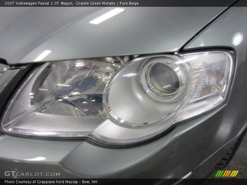 Granite Green Metallic / Pure Beige 2007 Volkswagen Passat 2.0T Wagon