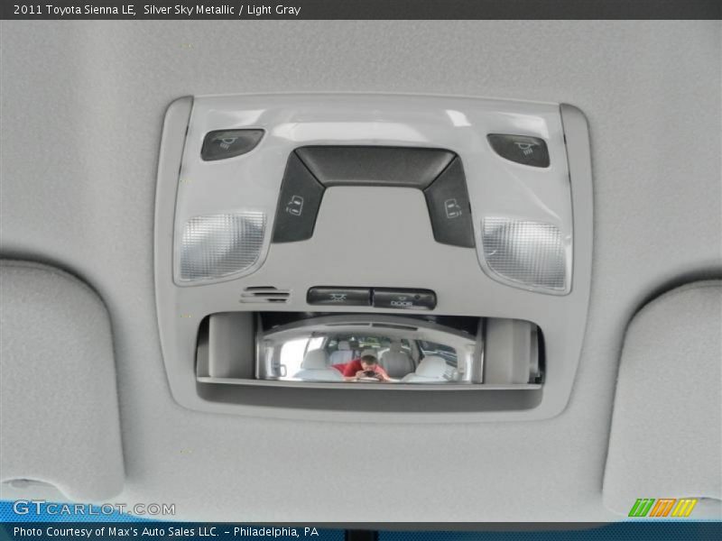 Silver Sky Metallic / Light Gray 2011 Toyota Sienna LE