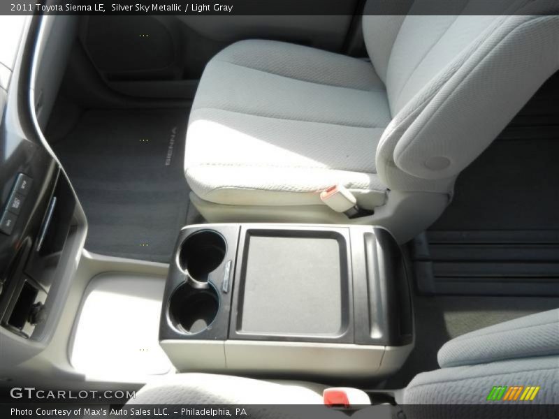 Silver Sky Metallic / Light Gray 2011 Toyota Sienna LE