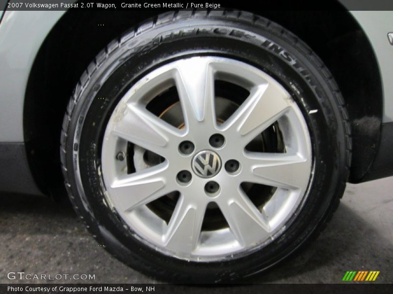 Granite Green Metallic / Pure Beige 2007 Volkswagen Passat 2.0T Wagon