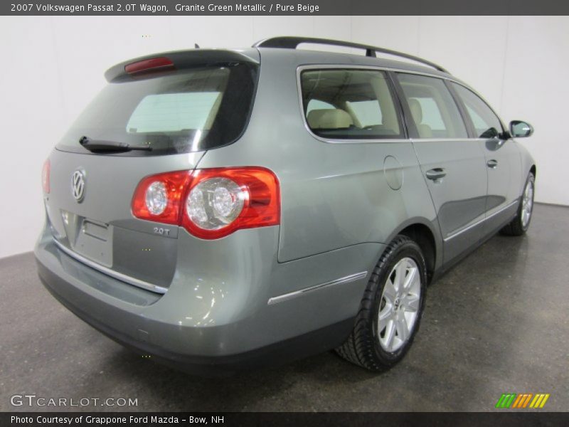 Granite Green Metallic / Pure Beige 2007 Volkswagen Passat 2.0T Wagon