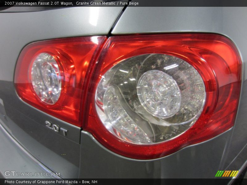 Granite Green Metallic / Pure Beige 2007 Volkswagen Passat 2.0T Wagon