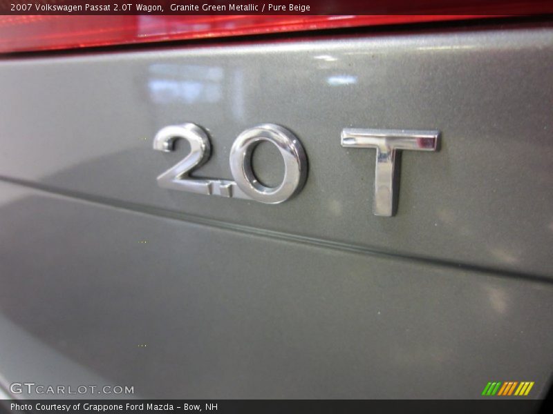 Granite Green Metallic / Pure Beige 2007 Volkswagen Passat 2.0T Wagon