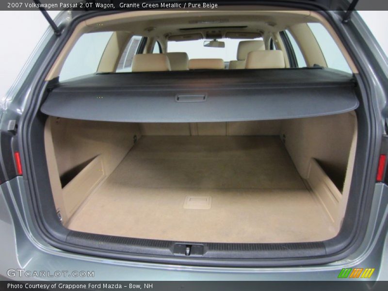 Granite Green Metallic / Pure Beige 2007 Volkswagen Passat 2.0T Wagon
