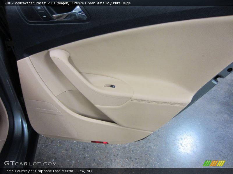 Granite Green Metallic / Pure Beige 2007 Volkswagen Passat 2.0T Wagon