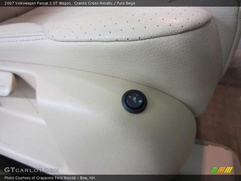 Granite Green Metallic / Pure Beige 2007 Volkswagen Passat 2.0T Wagon