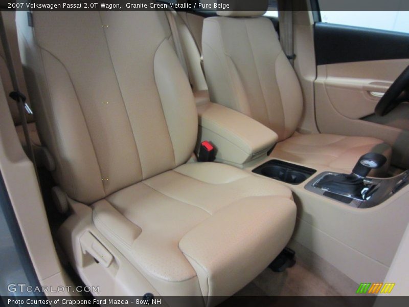 Granite Green Metallic / Pure Beige 2007 Volkswagen Passat 2.0T Wagon