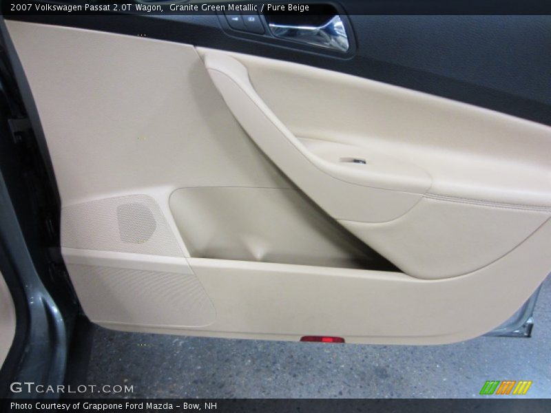 Granite Green Metallic / Pure Beige 2007 Volkswagen Passat 2.0T Wagon