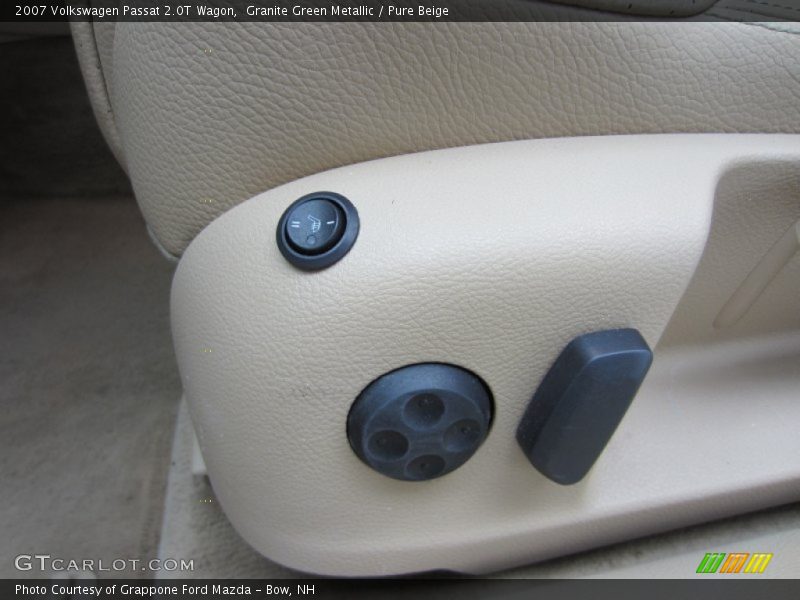 Granite Green Metallic / Pure Beige 2007 Volkswagen Passat 2.0T Wagon