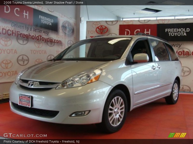 Silver Shadow Pearl / Stone 2008 Toyota Sienna Limited