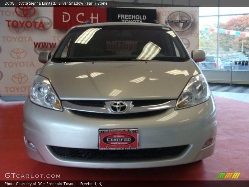 Silver Shadow Pearl / Stone 2008 Toyota Sienna Limited