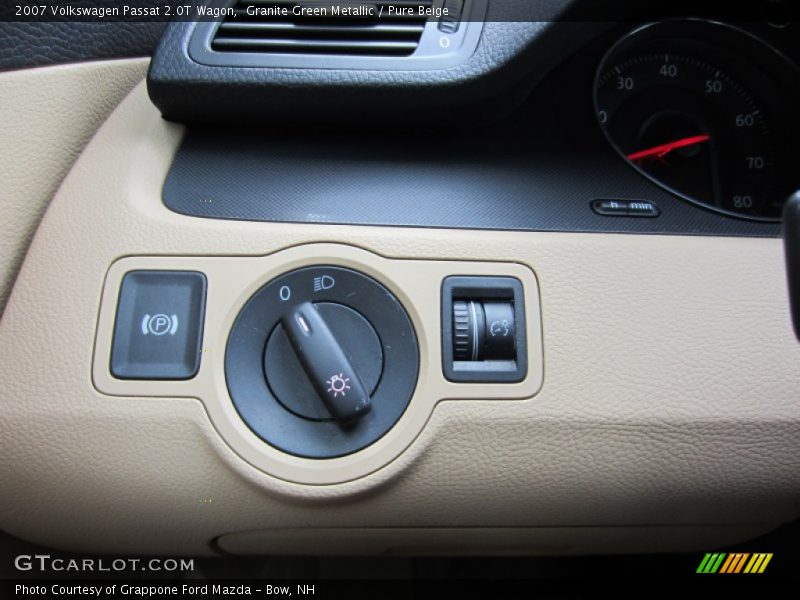 Granite Green Metallic / Pure Beige 2007 Volkswagen Passat 2.0T Wagon