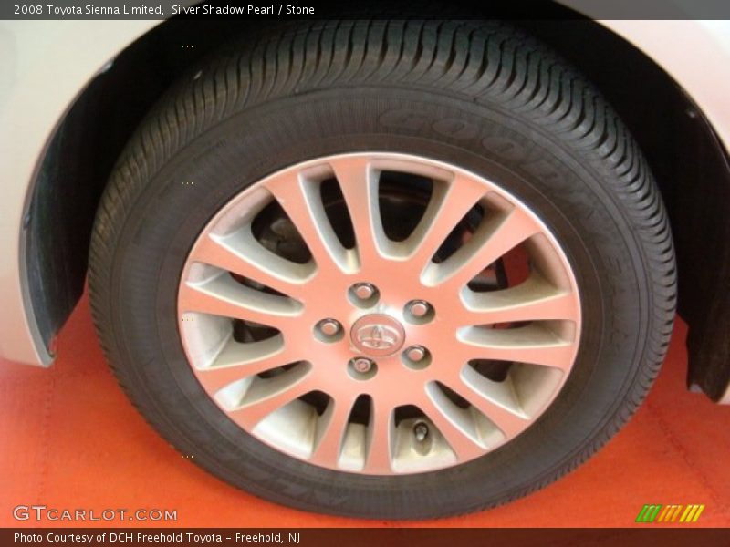 Silver Shadow Pearl / Stone 2008 Toyota Sienna Limited