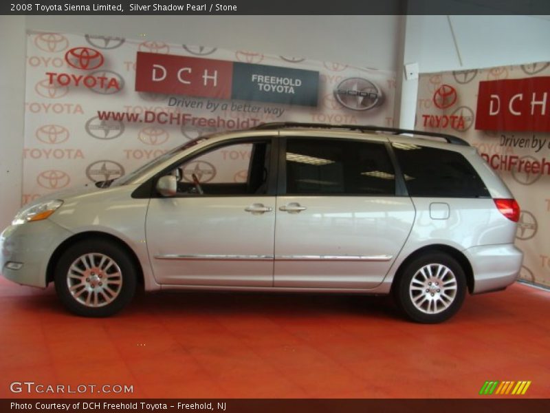 Silver Shadow Pearl / Stone 2008 Toyota Sienna Limited