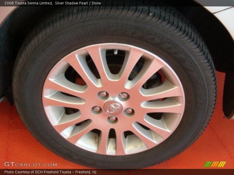Silver Shadow Pearl / Stone 2008 Toyota Sienna Limited