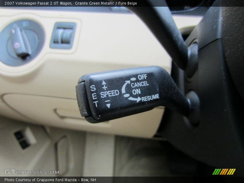 Granite Green Metallic / Pure Beige 2007 Volkswagen Passat 2.0T Wagon