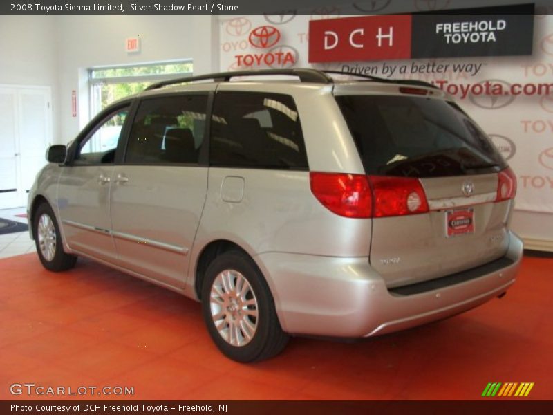 Silver Shadow Pearl / Stone 2008 Toyota Sienna Limited