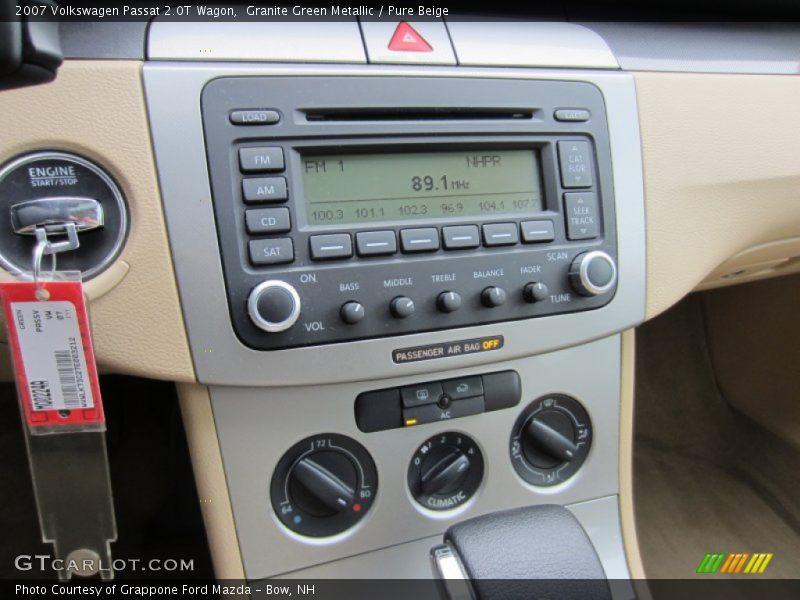 Granite Green Metallic / Pure Beige 2007 Volkswagen Passat 2.0T Wagon