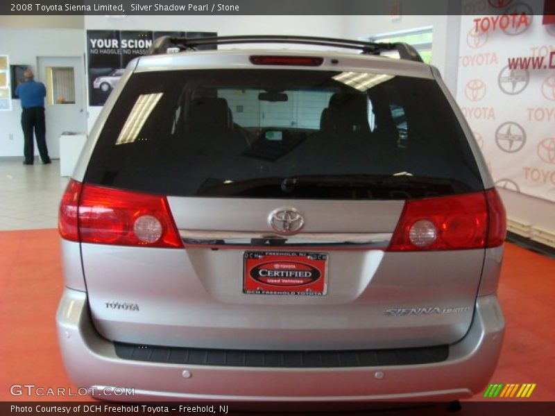 Silver Shadow Pearl / Stone 2008 Toyota Sienna Limited