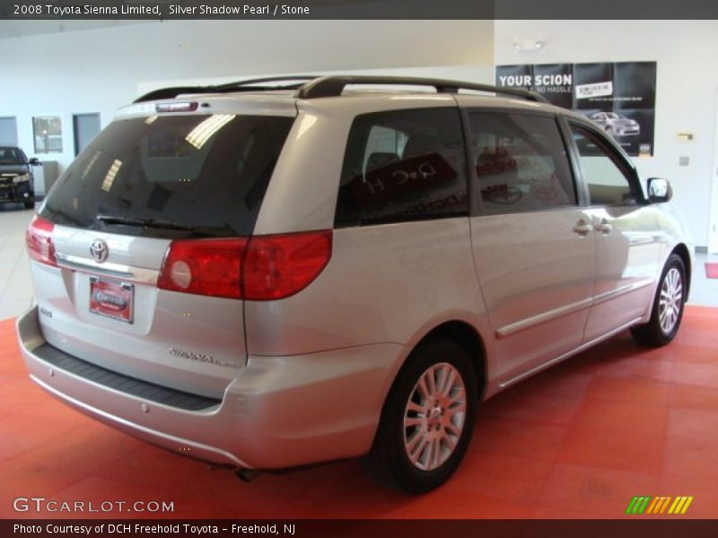 Silver Shadow Pearl / Stone 2008 Toyota Sienna Limited