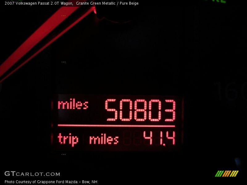 Granite Green Metallic / Pure Beige 2007 Volkswagen Passat 2.0T Wagon