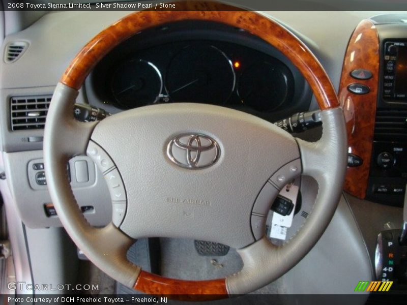 Silver Shadow Pearl / Stone 2008 Toyota Sienna Limited