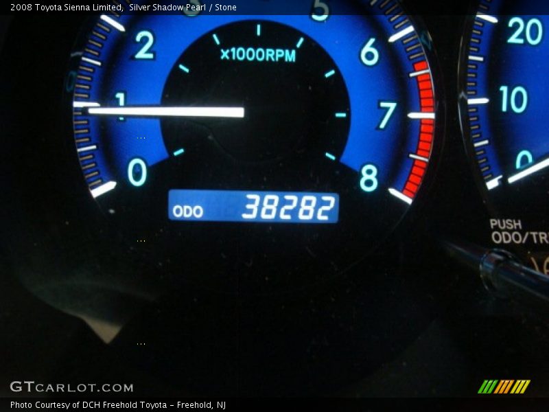 Silver Shadow Pearl / Stone 2008 Toyota Sienna Limited
