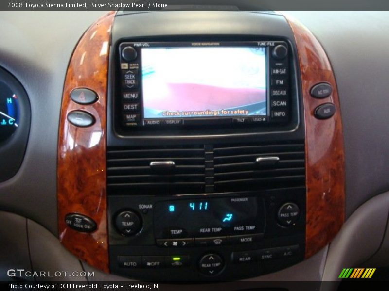 Silver Shadow Pearl / Stone 2008 Toyota Sienna Limited