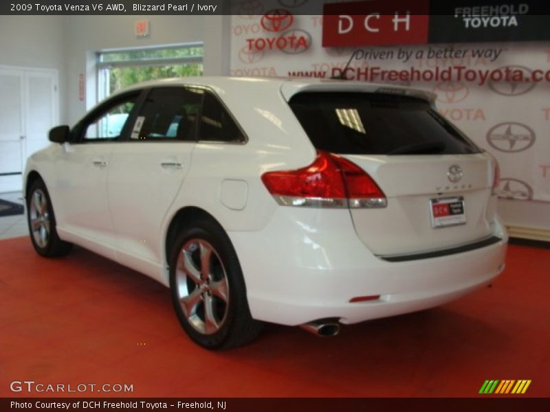 Blizzard Pearl / Ivory 2009 Toyota Venza V6 AWD