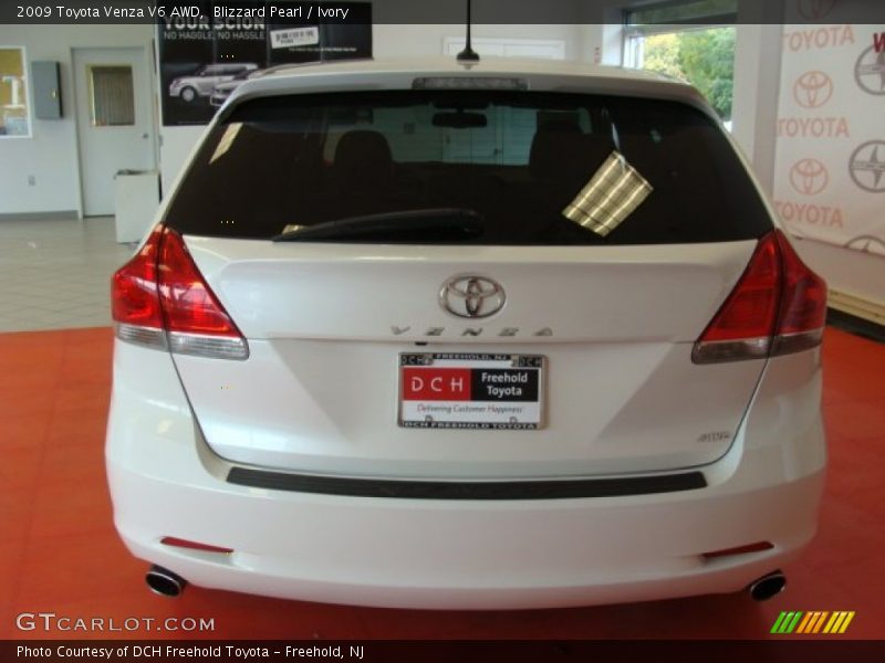 Blizzard Pearl / Ivory 2009 Toyota Venza V6 AWD