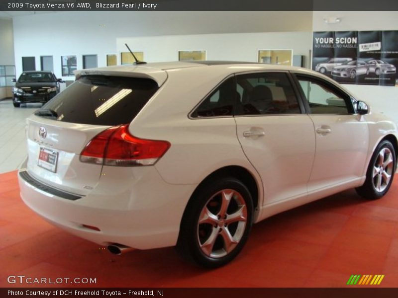 Blizzard Pearl / Ivory 2009 Toyota Venza V6 AWD