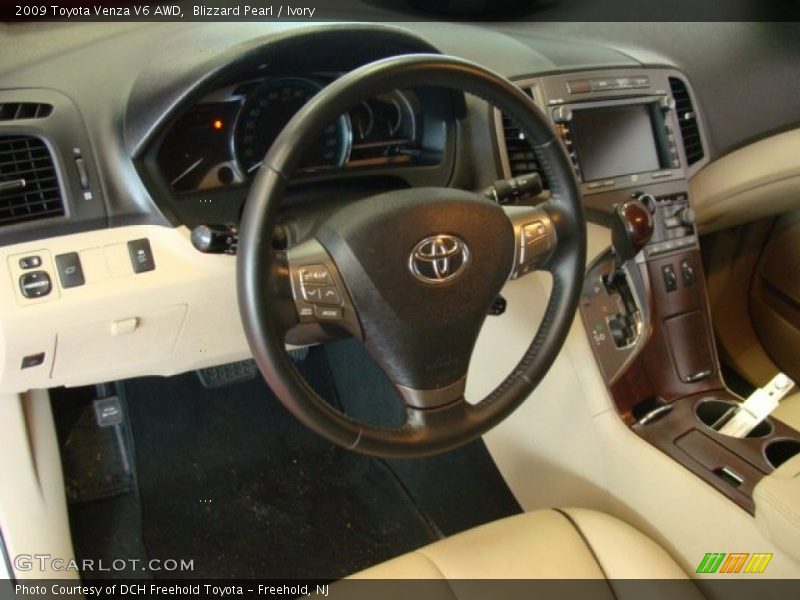 Blizzard Pearl / Ivory 2009 Toyota Venza V6 AWD