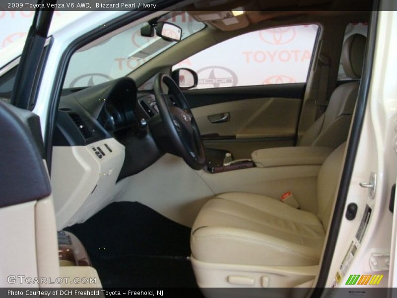 Blizzard Pearl / Ivory 2009 Toyota Venza V6 AWD