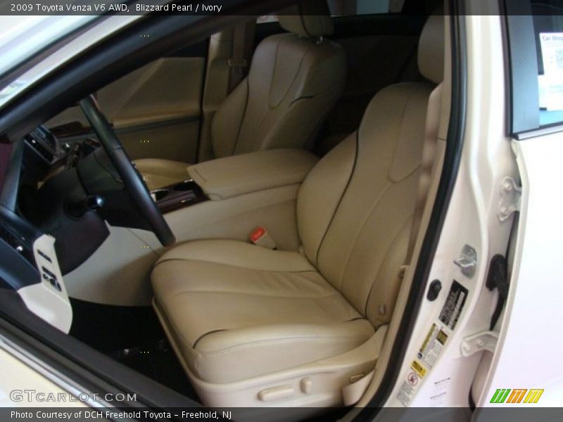 Blizzard Pearl / Ivory 2009 Toyota Venza V6 AWD