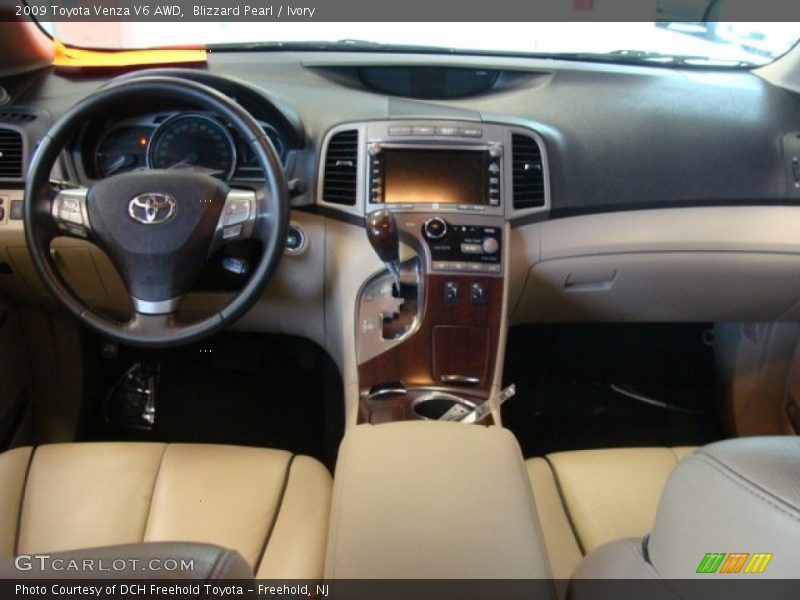 Blizzard Pearl / Ivory 2009 Toyota Venza V6 AWD