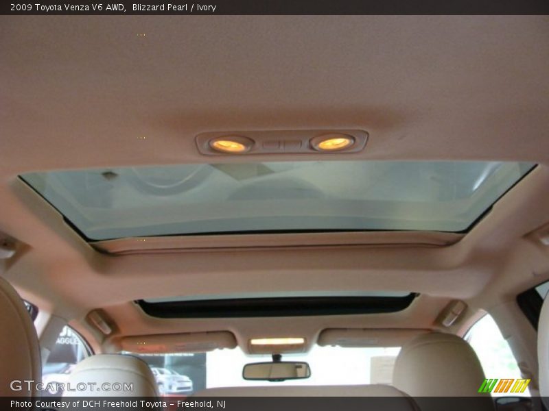 Blizzard Pearl / Ivory 2009 Toyota Venza V6 AWD