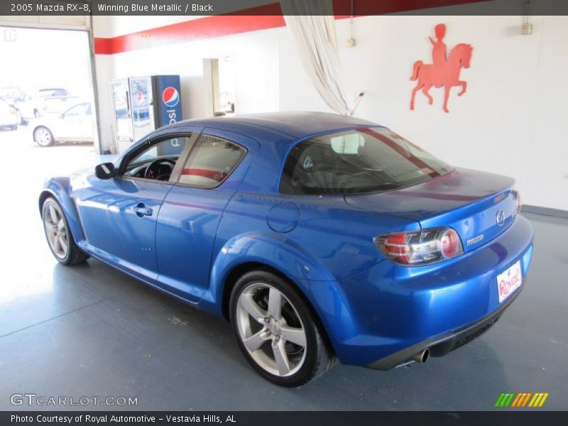 Winning Blue Metallic / Black 2005 Mazda RX-8