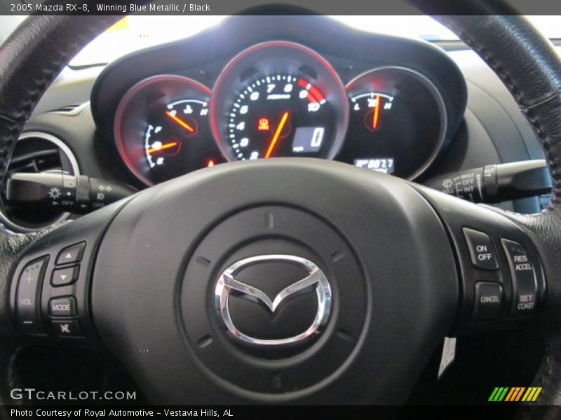 Winning Blue Metallic / Black 2005 Mazda RX-8