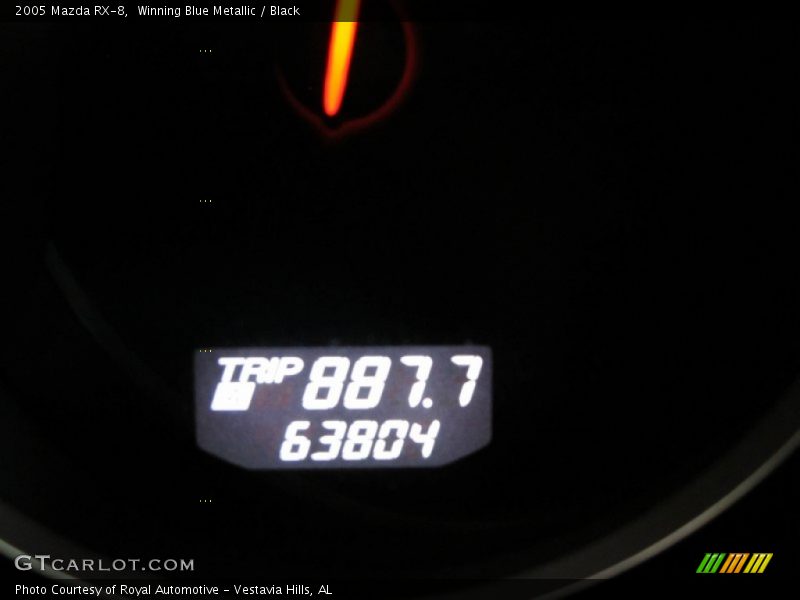 Winning Blue Metallic / Black 2005 Mazda RX-8
