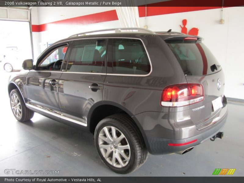 Galapagos Metallic / Pure Beige 2008 Volkswagen Touareg 2 V8