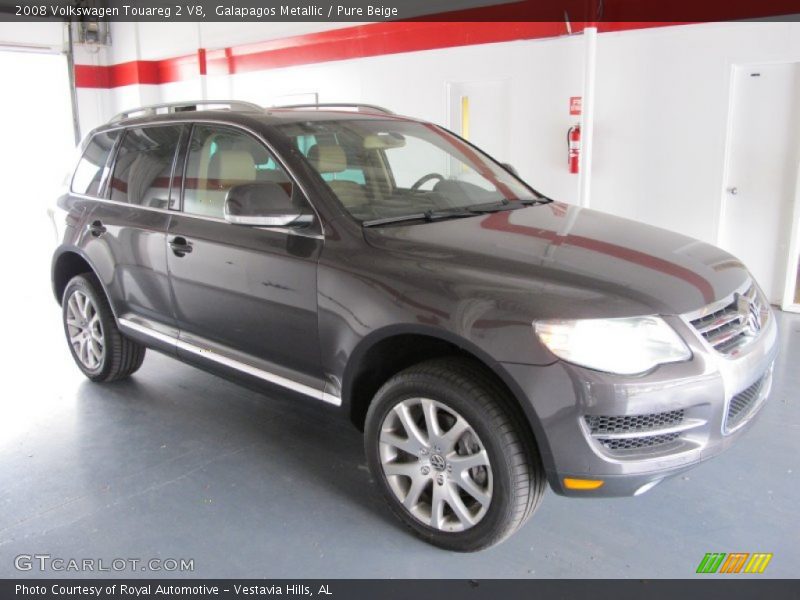 Galapagos Metallic / Pure Beige 2008 Volkswagen Touareg 2 V8