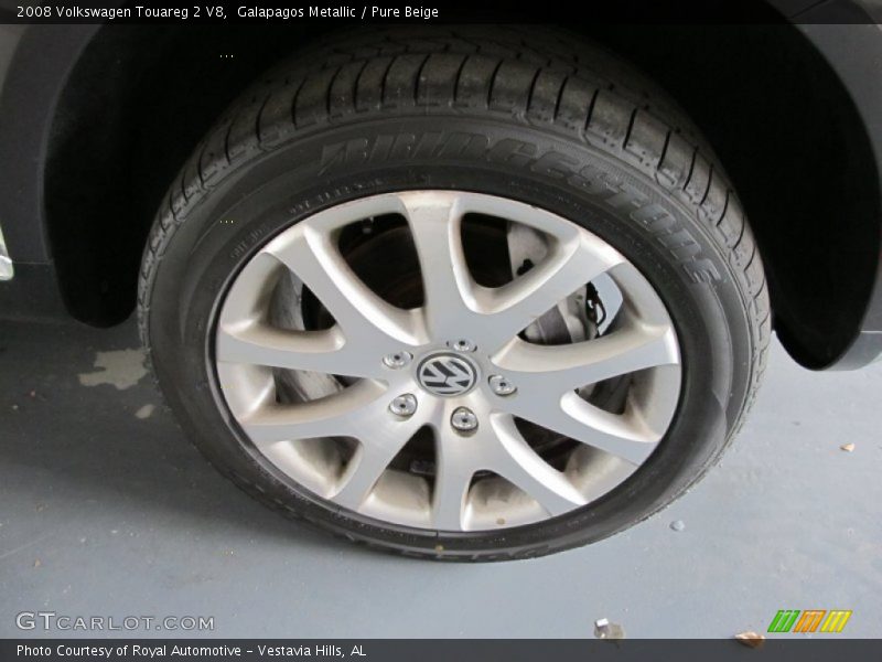 Galapagos Metallic / Pure Beige 2008 Volkswagen Touareg 2 V8