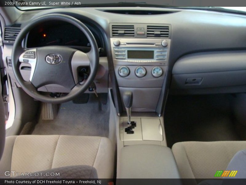 Super White / Ash 2009 Toyota Camry LE