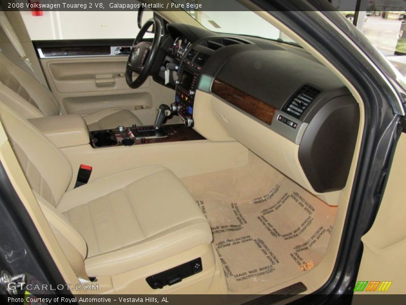 Galapagos Metallic / Pure Beige 2008 Volkswagen Touareg 2 V8