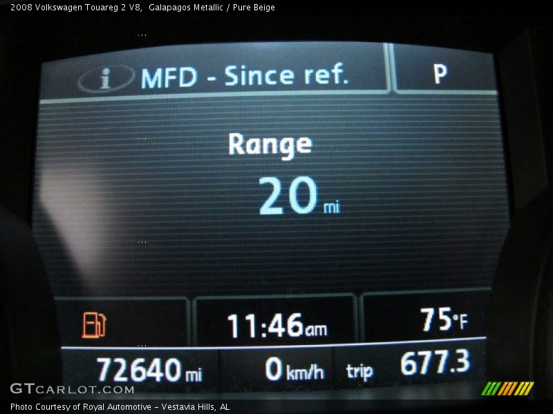 Galapagos Metallic / Pure Beige 2008 Volkswagen Touareg 2 V8