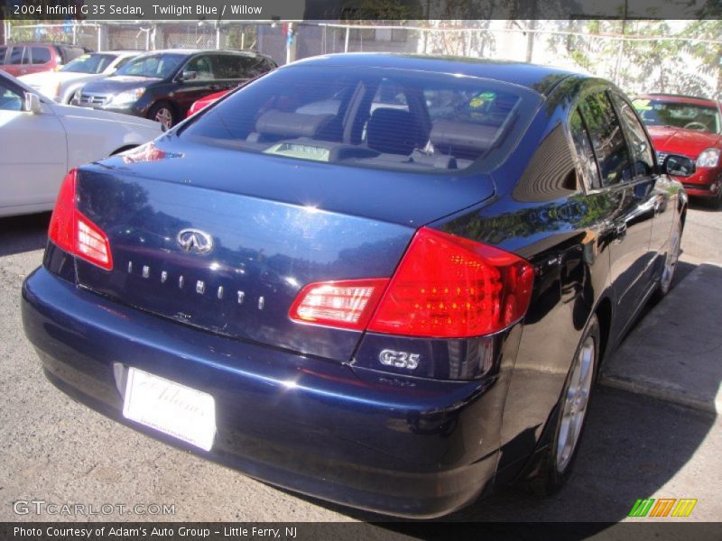 Twilight Blue / Willow 2004 Infiniti G 35 Sedan
