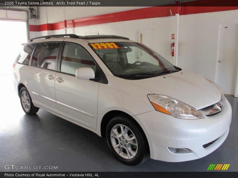 Arctic Frost Pearl / Taupe 2006 Toyota Sienna Limited